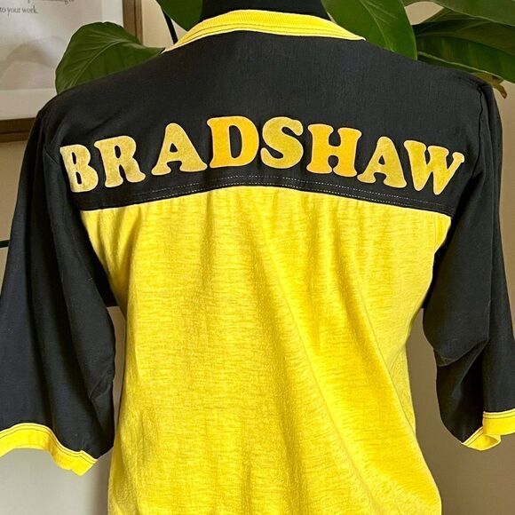 𝅺Vintage 80s Terry Bradshaw Pittsburgh Steelers T-Shirt - Picture 5 of 15